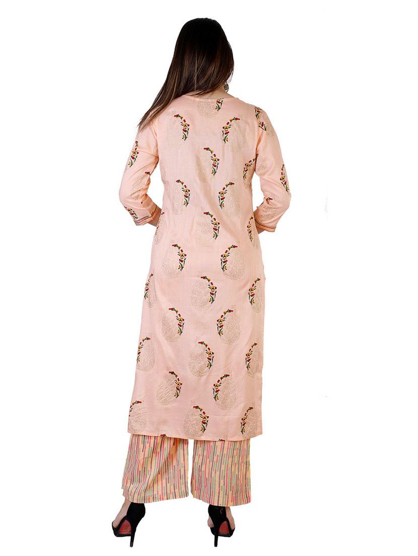 printed kurta palazzo set - 19983313 - Standard Image - 4