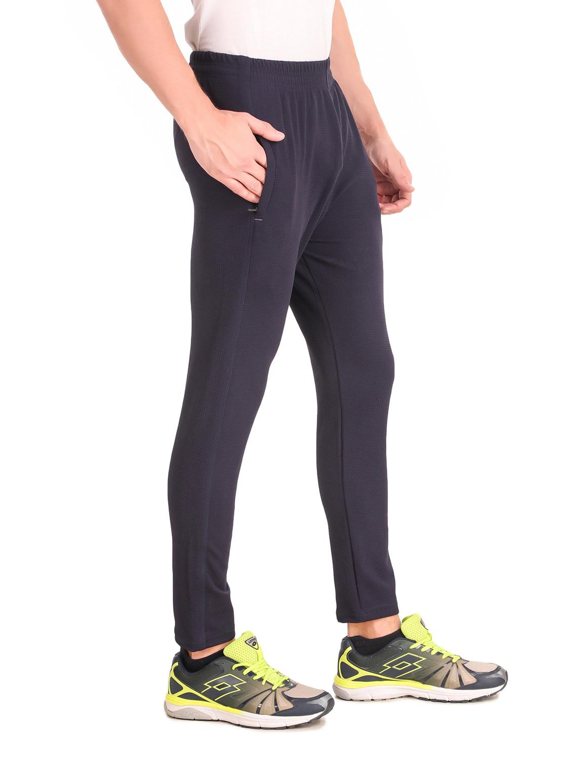 mid rise solid full length track pant - 19984565 - Standard Image - 1