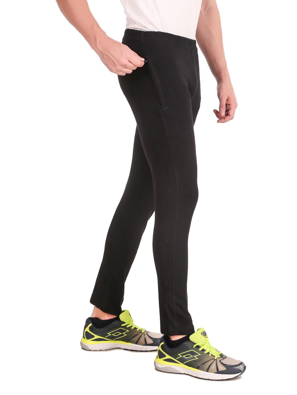 mid rise solid full length track pant - 19984566 - Standard Image - 1