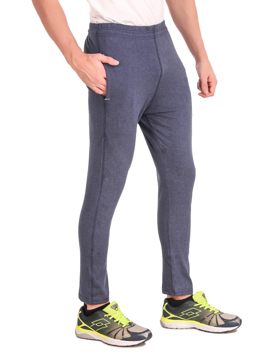 mid rise solid full length track pant - 19984568 -  Standard Image - 1