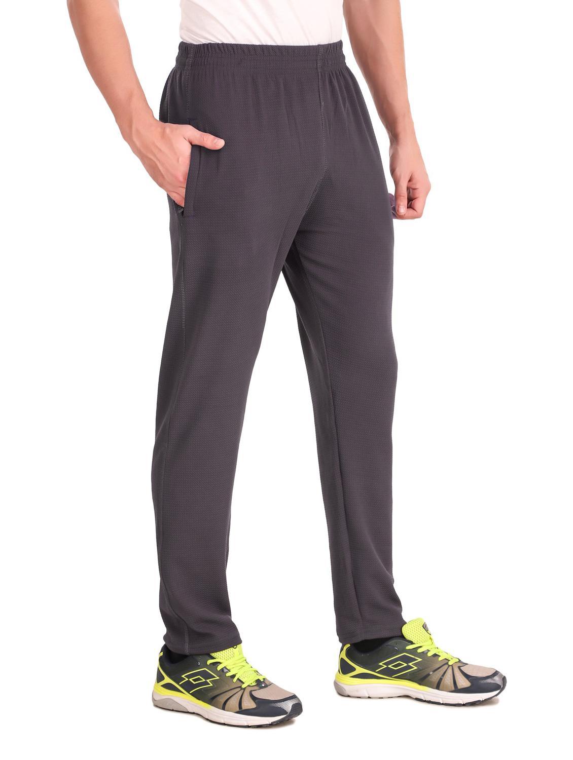mid rise solid full length track pant - 19984569 - Standard Image - 1