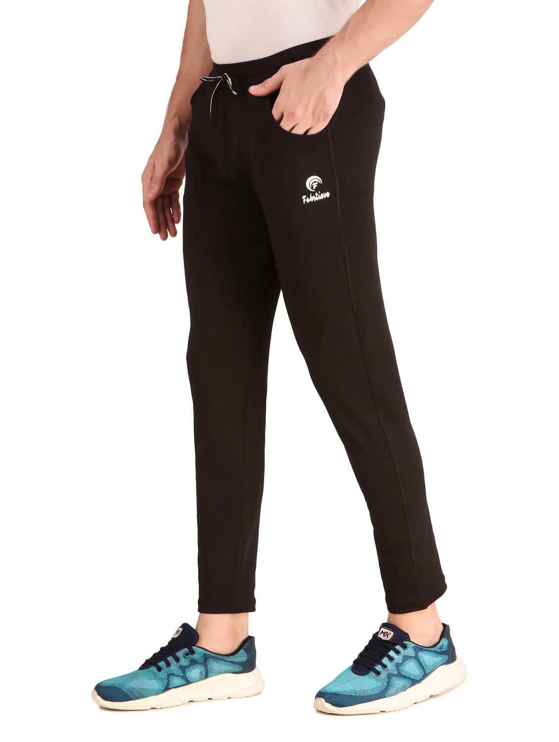 mid rise solid full length track pant - 19984591 - Standard Image - 1