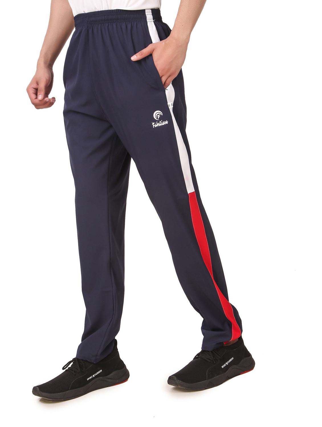 mid rise solid full length track pant - 19984594 - Standard Image - 1