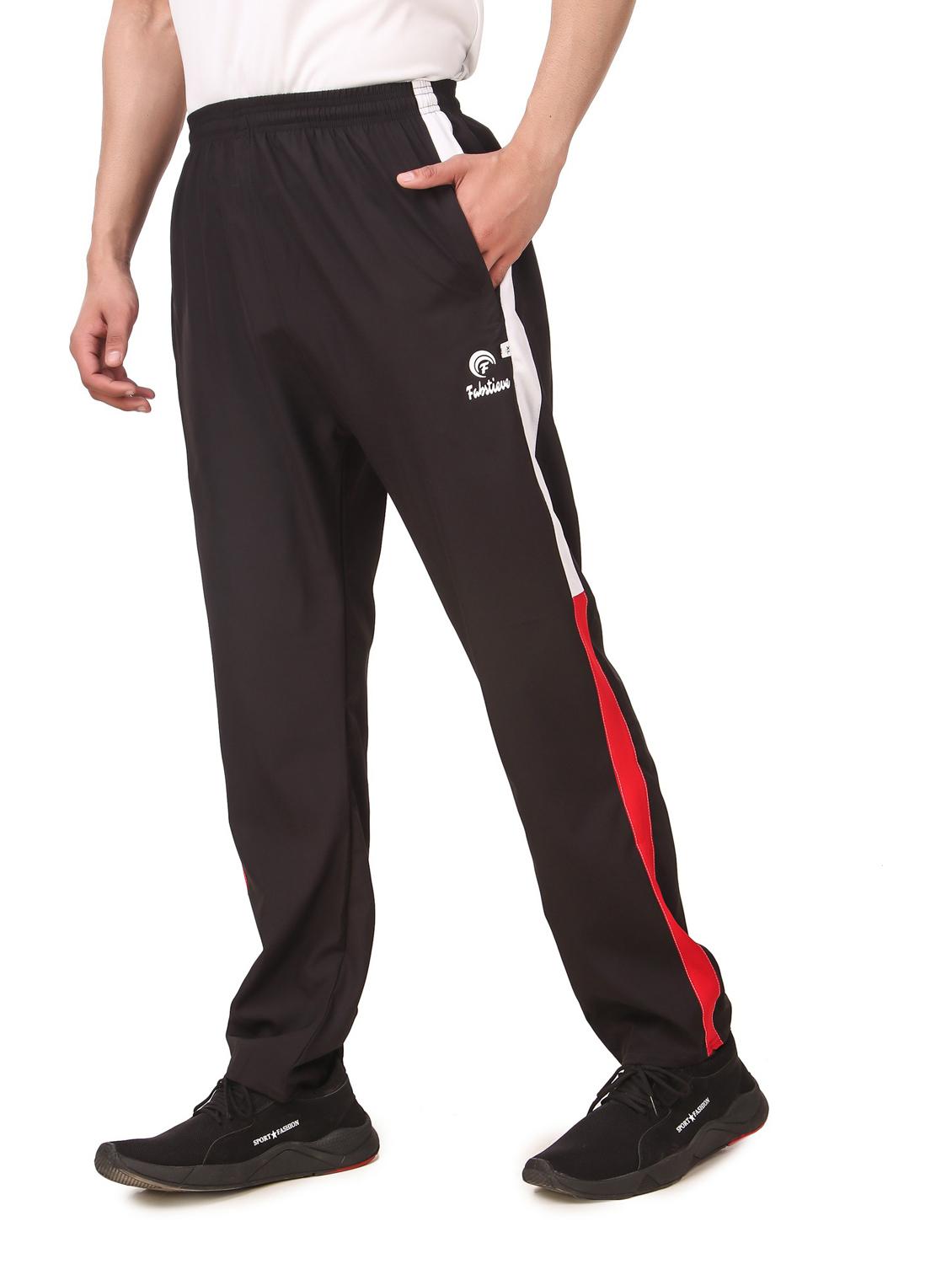 mid rise solid full length track pant - 19984597 -  Standard Image - 1