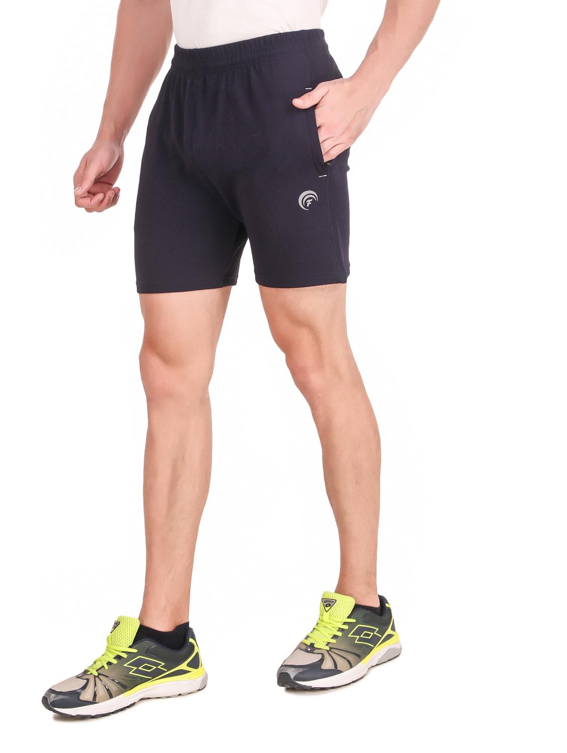 men's solid mid rise shorts - 19984634 -  Standard Image - 1