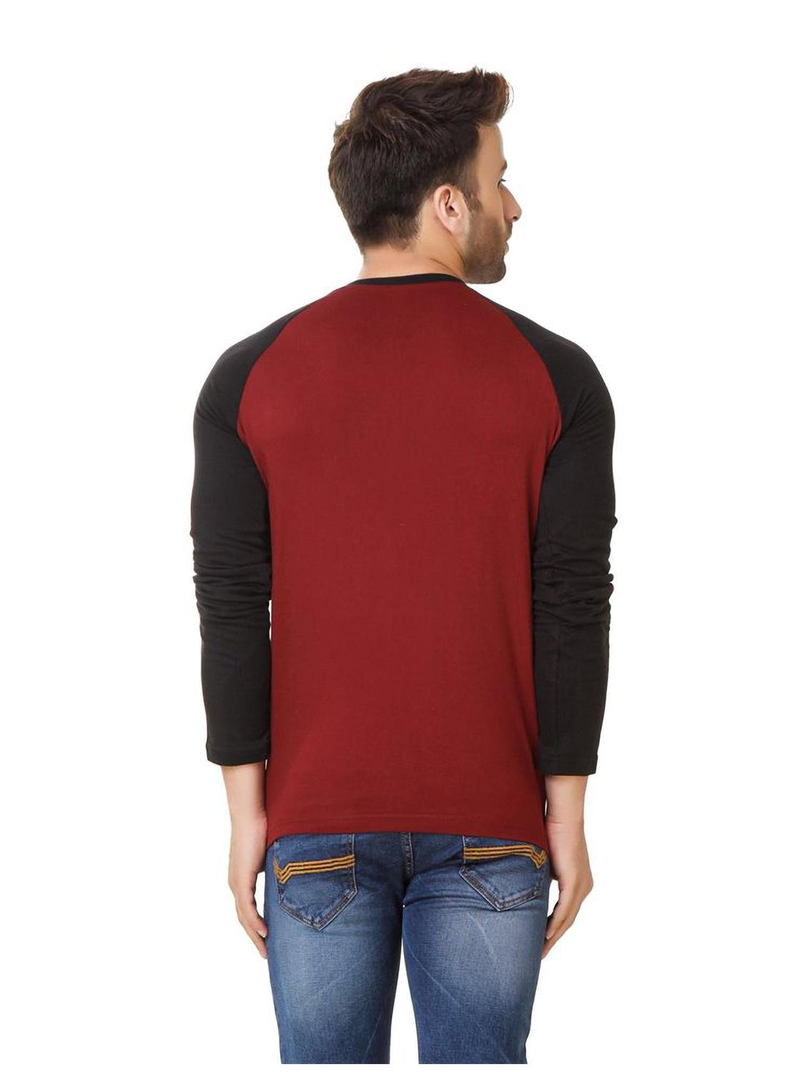 round neck color block regular t-shirt - 19984788 - Standard Image - 1