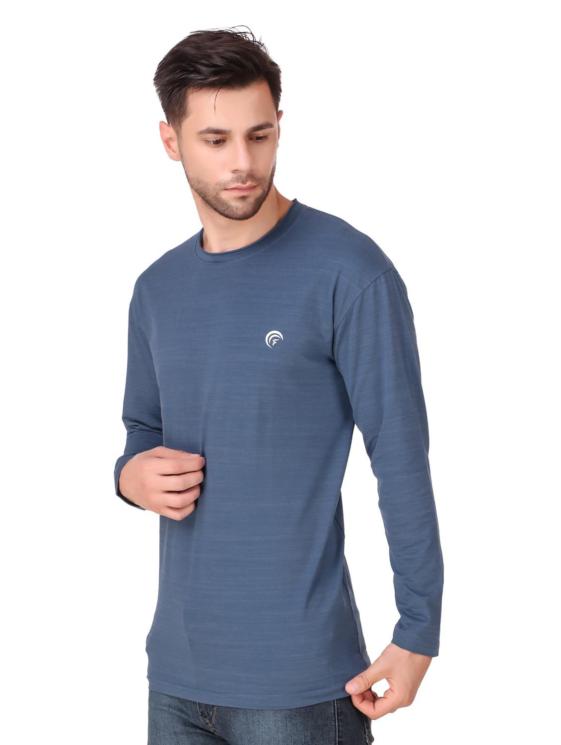 round neck solid regular t-shirt - 19984802 - Standard Image - 1