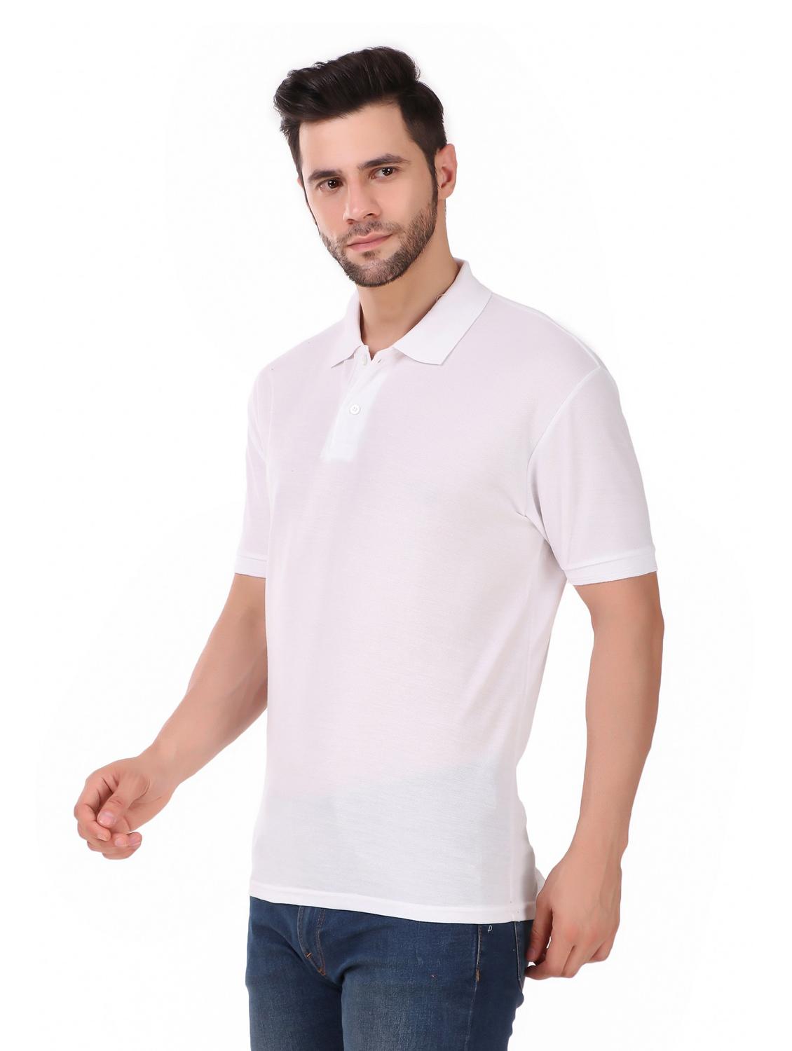 mens solid polo t-shirt  - 19984820 -  Standard Image - 1
