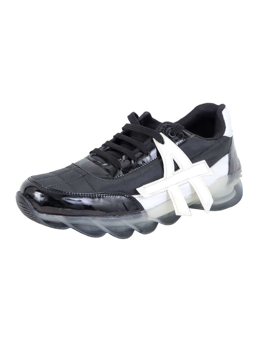 men black lace up sport shoe - 19984970 -  Standard Image - 1