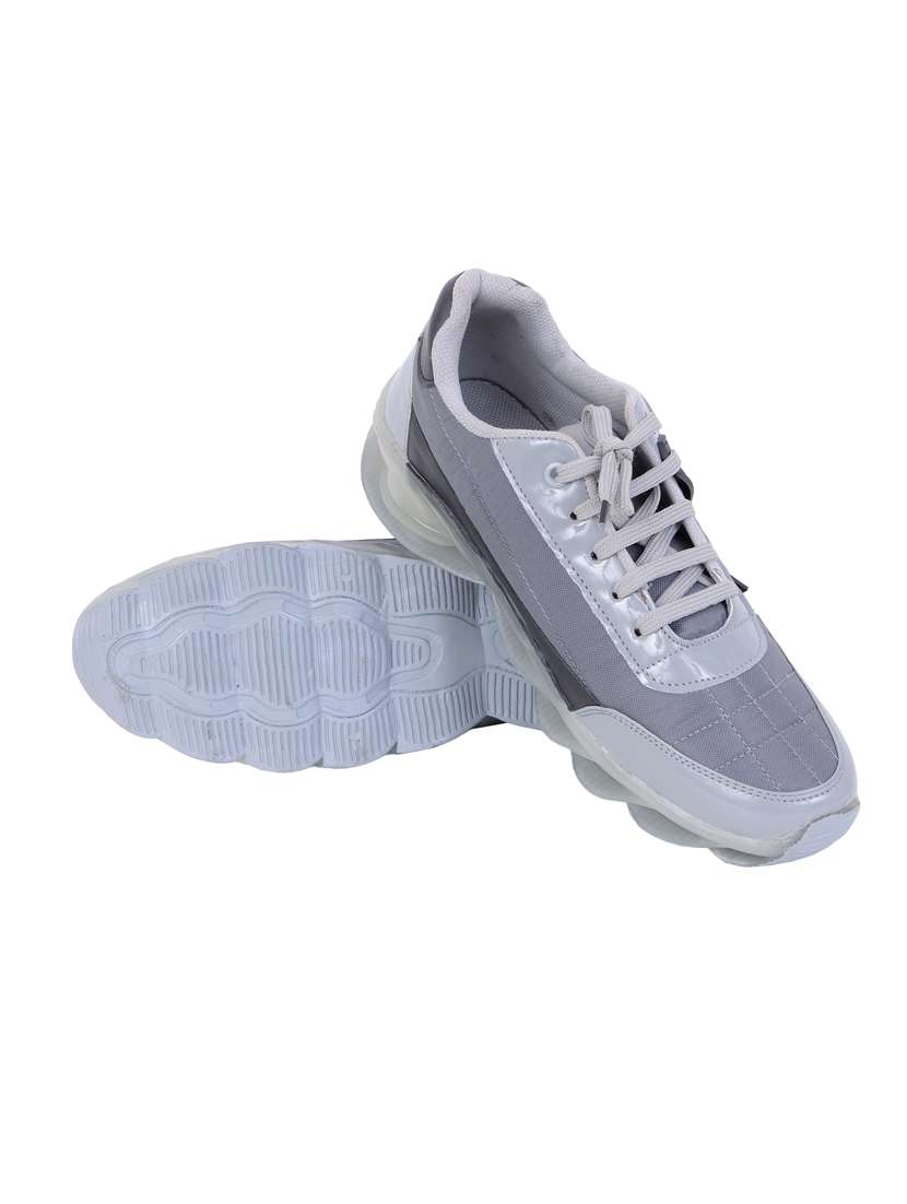 men grey lace up sport shoe - 19984971 -  Standard Image - 4