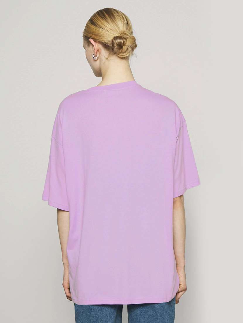 purple cotton regular tshirt - 19984982 -  Standard Image - 1