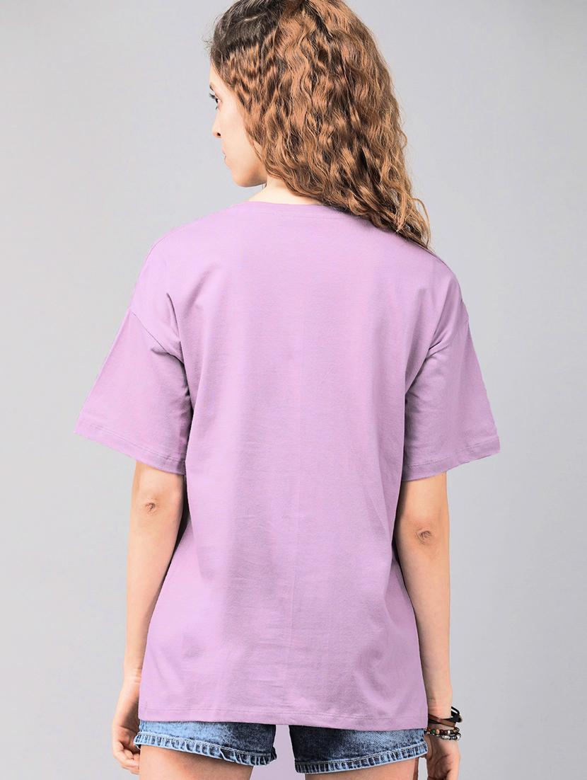 purple cotton regular tshirt - 19984989 - Standard Image - 1