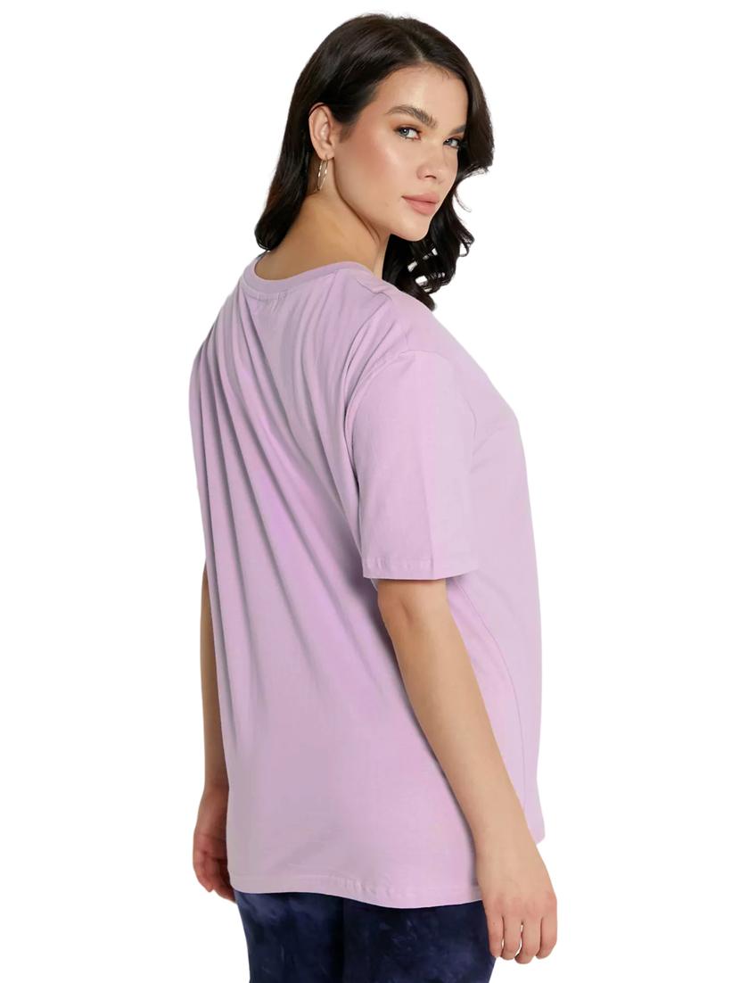 purple cotton regular tshirt - 19984992 - Standard Image - 1