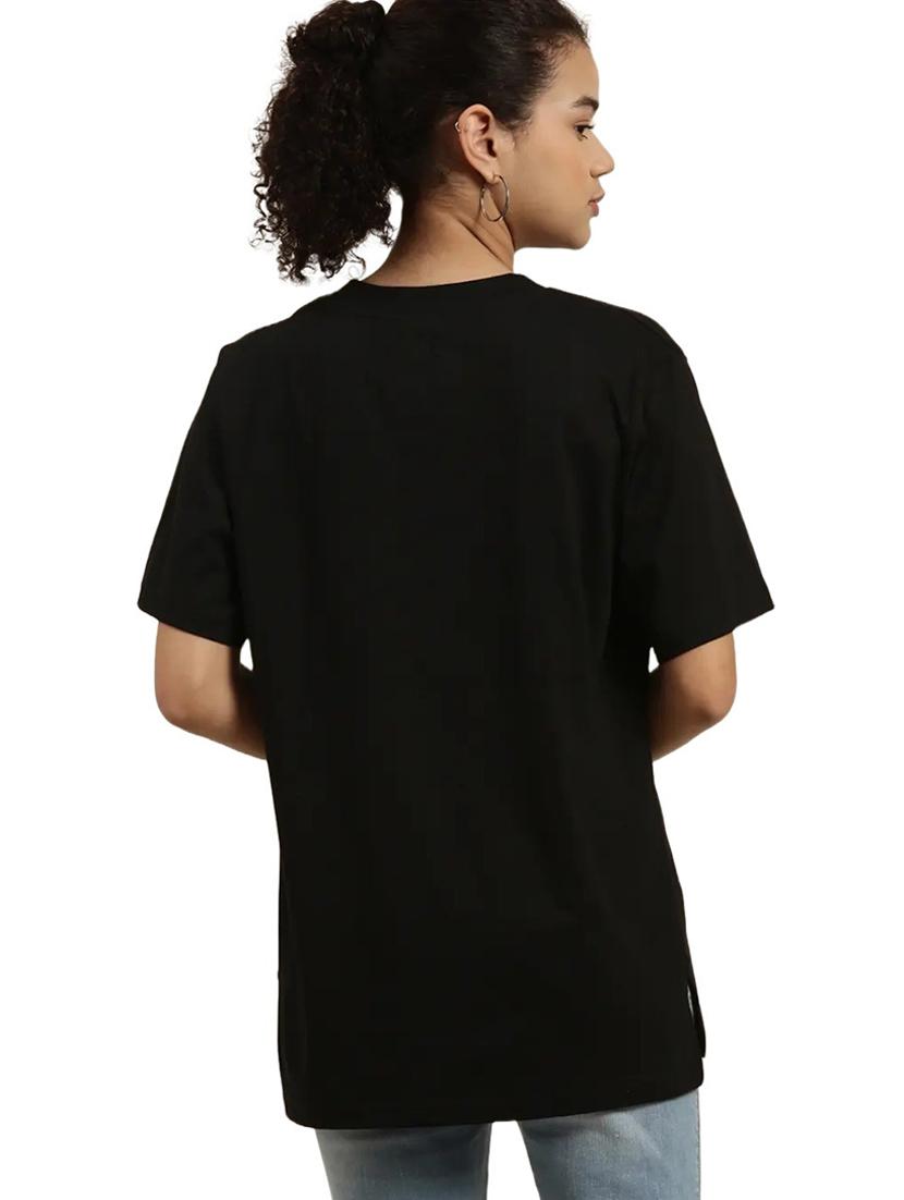 black cotton regular tshirt - 19985003 -  Standard Image - 1