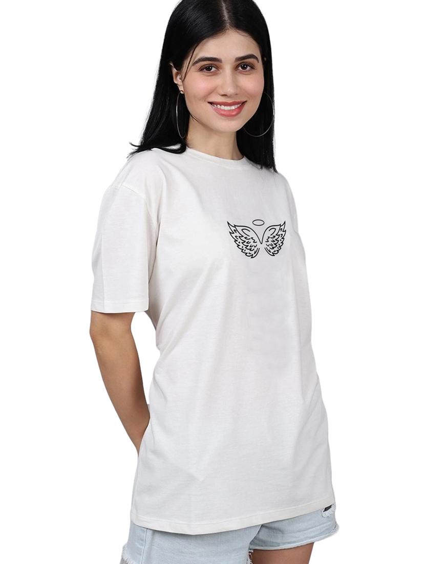 white cotton regular tshirt - 19985004 - Standard Image - 1