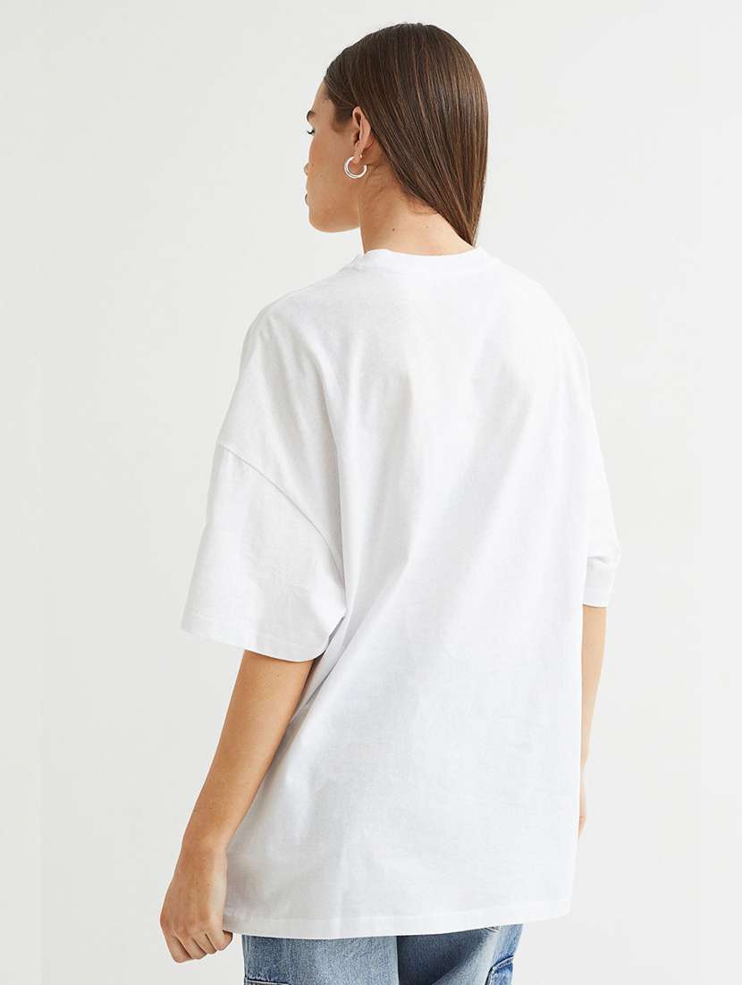 white cotton regular tshirt - 19985044 -  Standard Image - 1