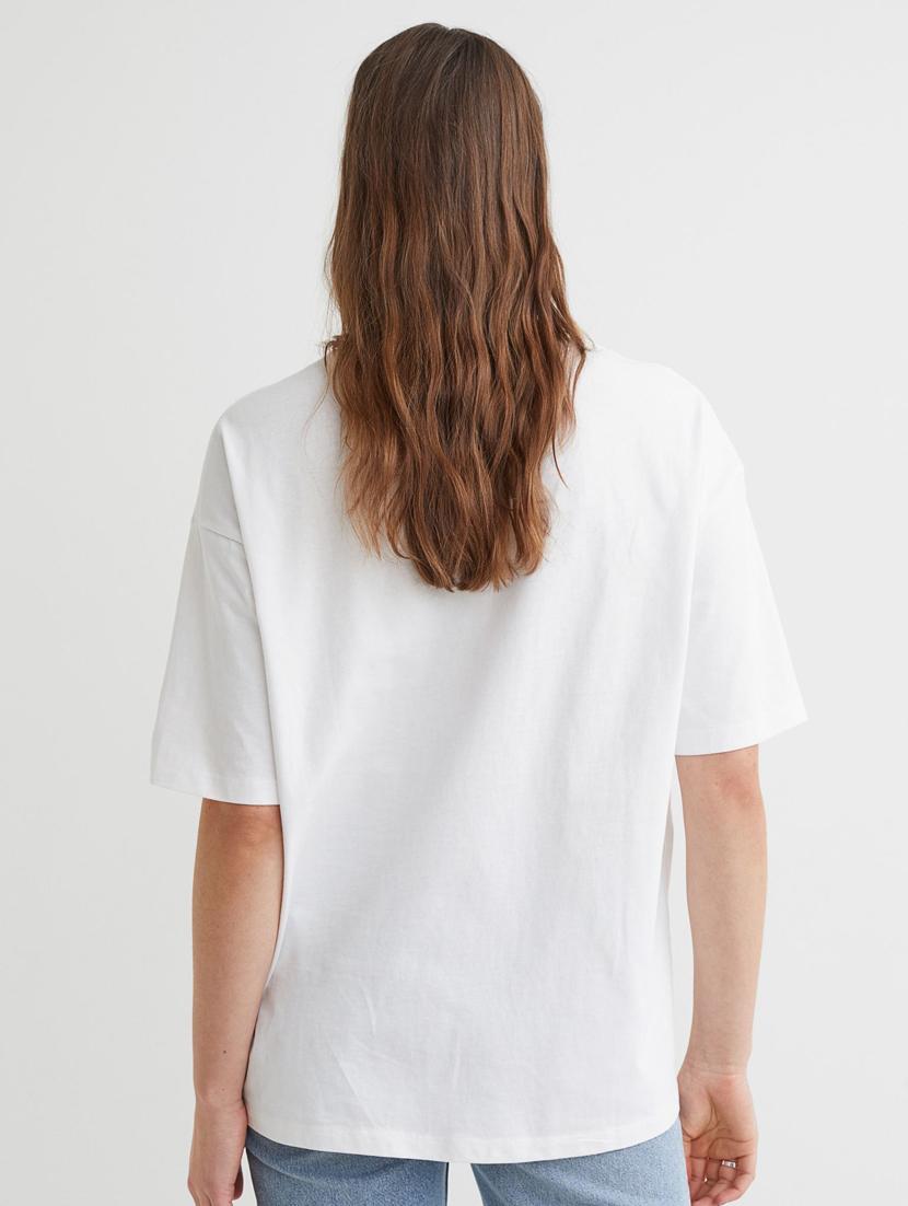 white cotton regular tshirt - 19985049 -  Standard Image - 1