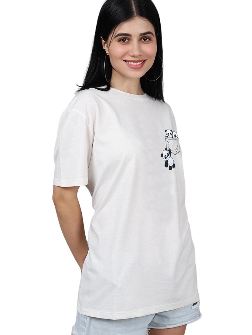 white cotton regular tshirt - 19985062 - Standard Image - 1