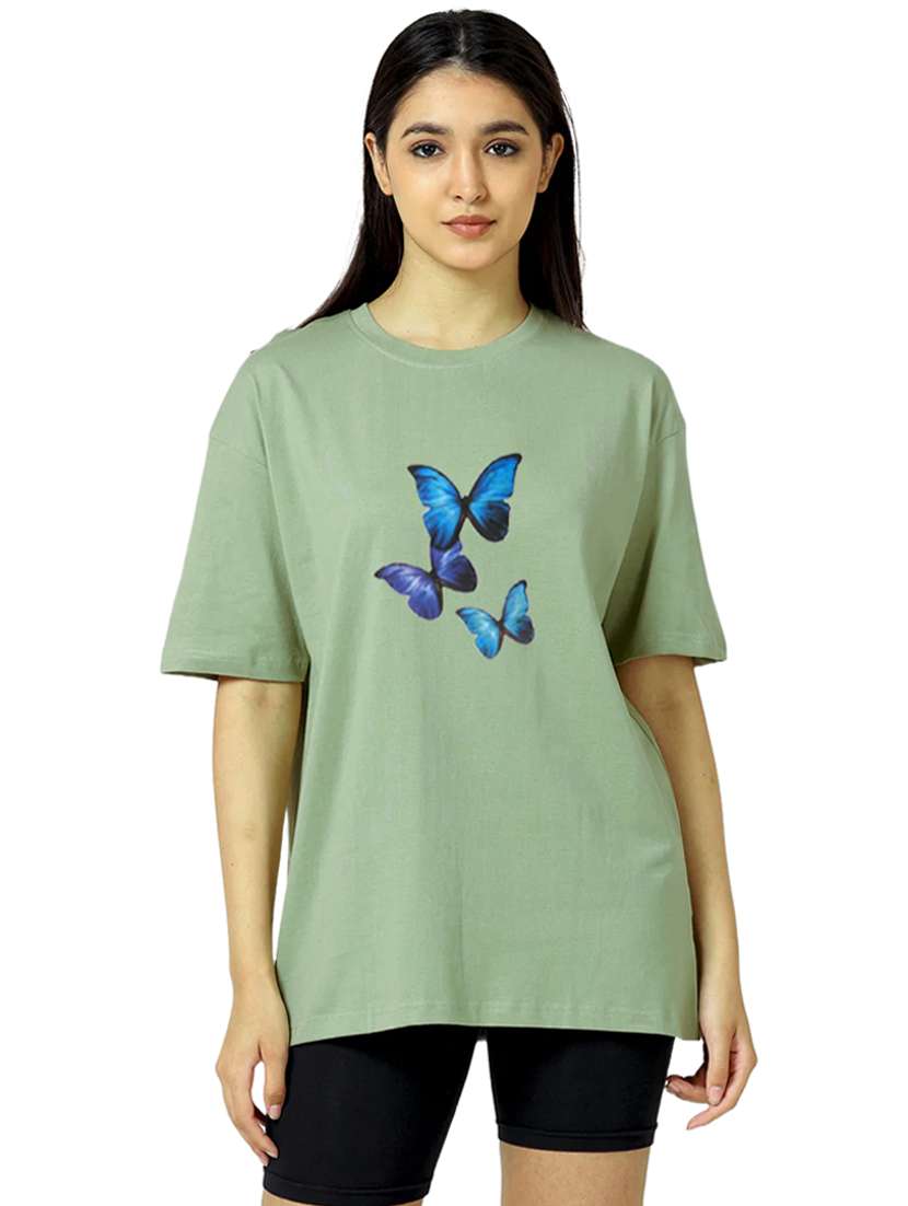 green cotton regular tshirt - 19985074 -  Standard Image - 1