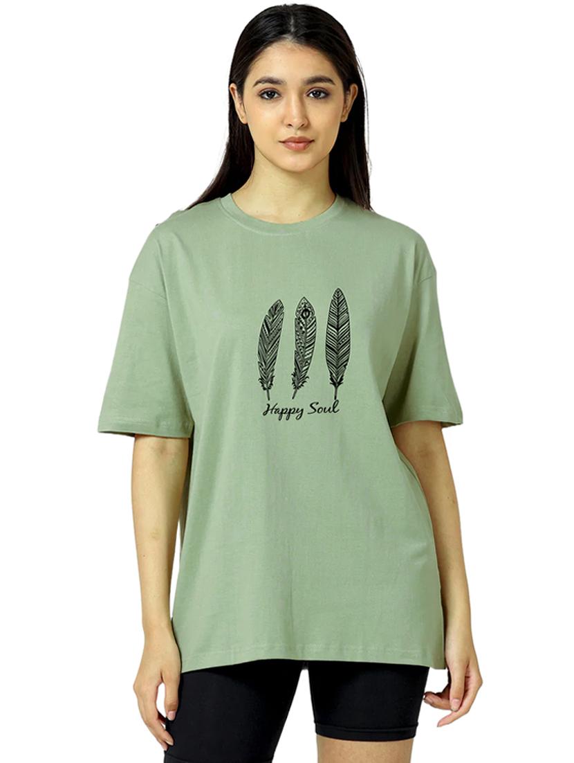 green cotton regular tshirt - 19985081 - Standard Image - 1