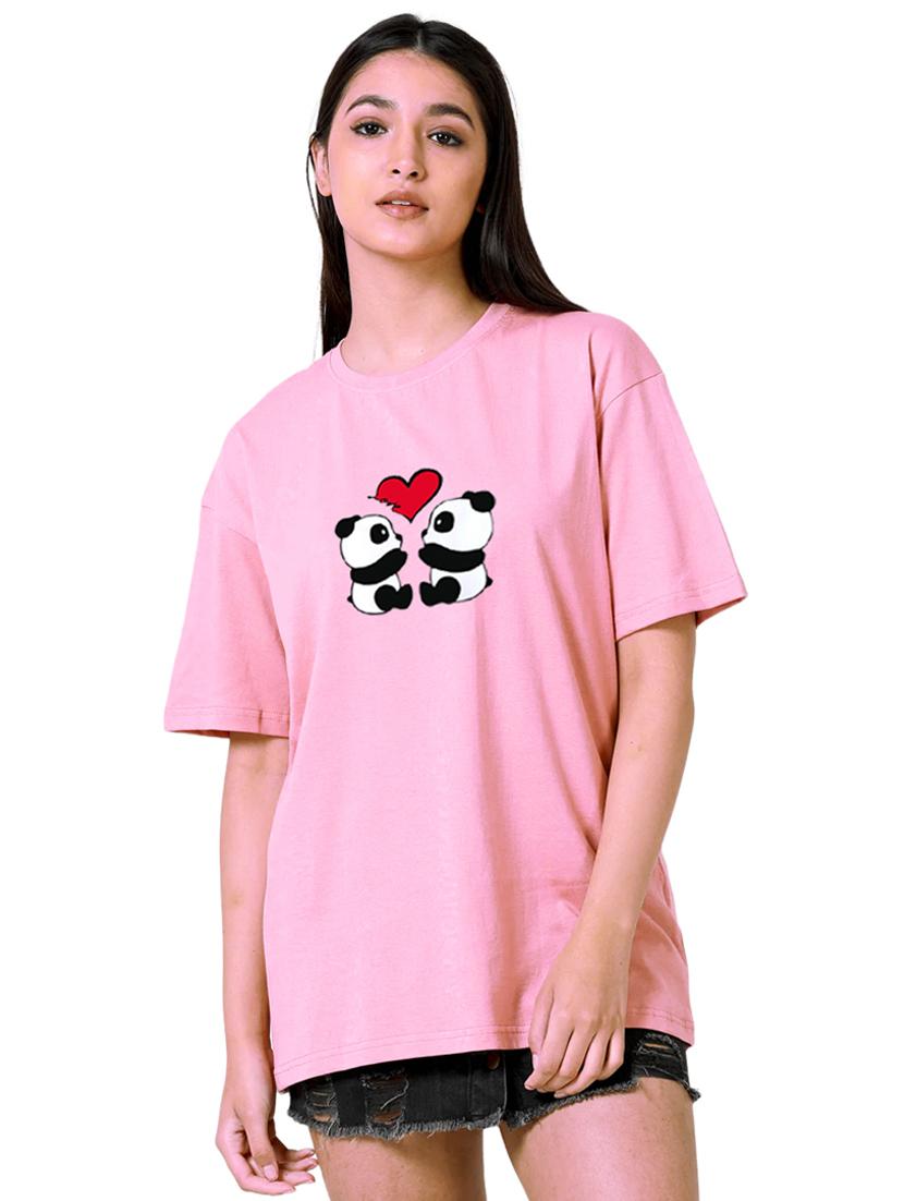 pink cotton regular tshirt - 19985086 -  Standard Image - 1