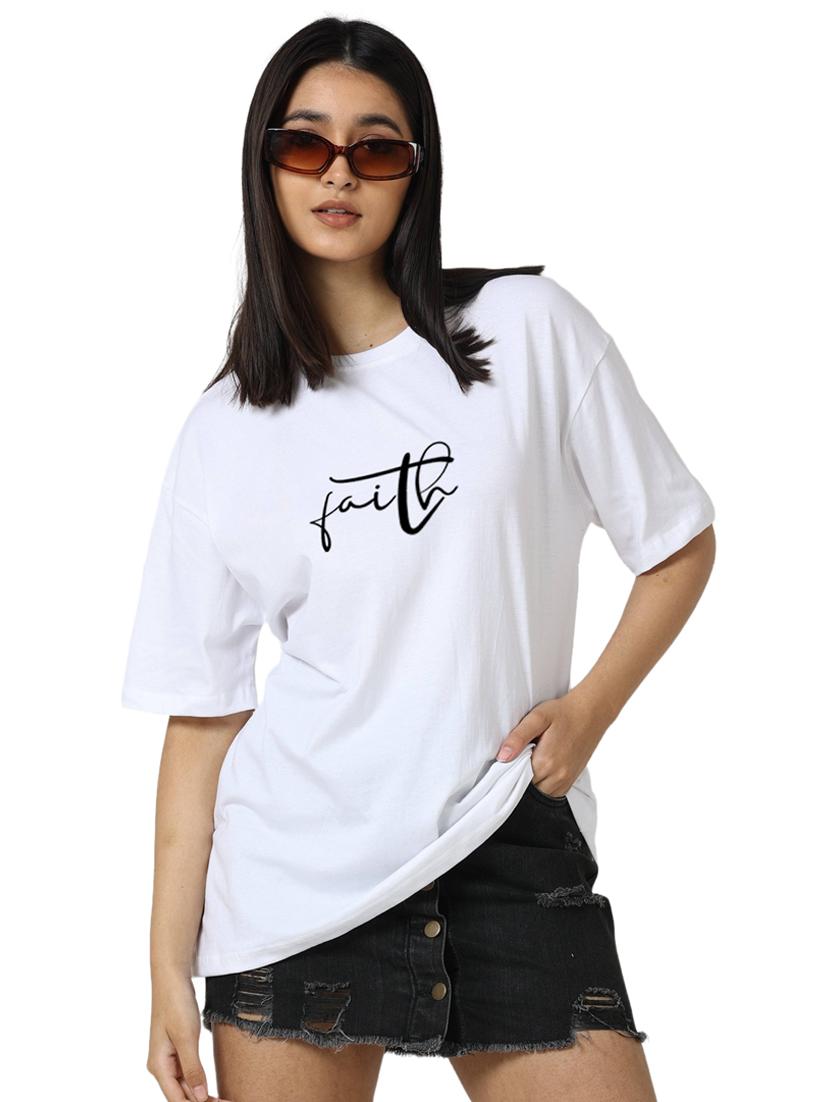 white cotton regular tshirt - 19985096 - Standard Image - 1