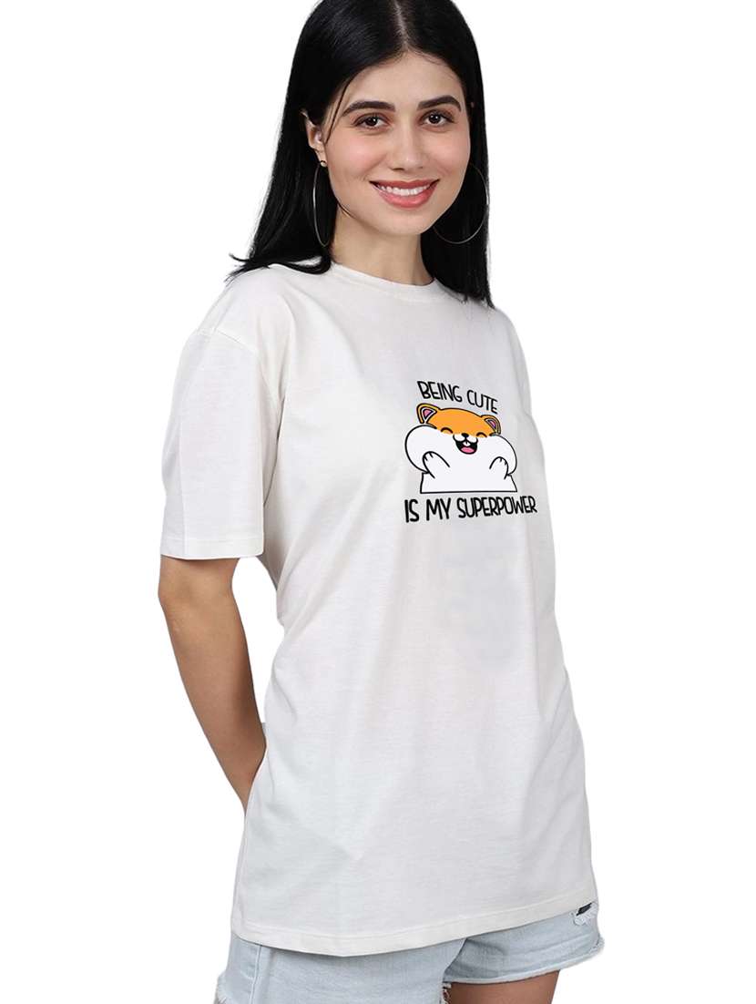 white cotton regular tshirt - 19985114 -  Standard Image - 1
