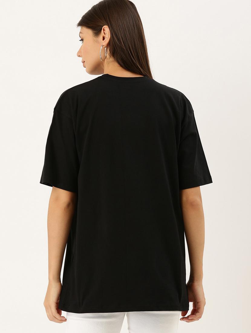 black cotton regular tshirt - 19985125 -  Standard Image - 1