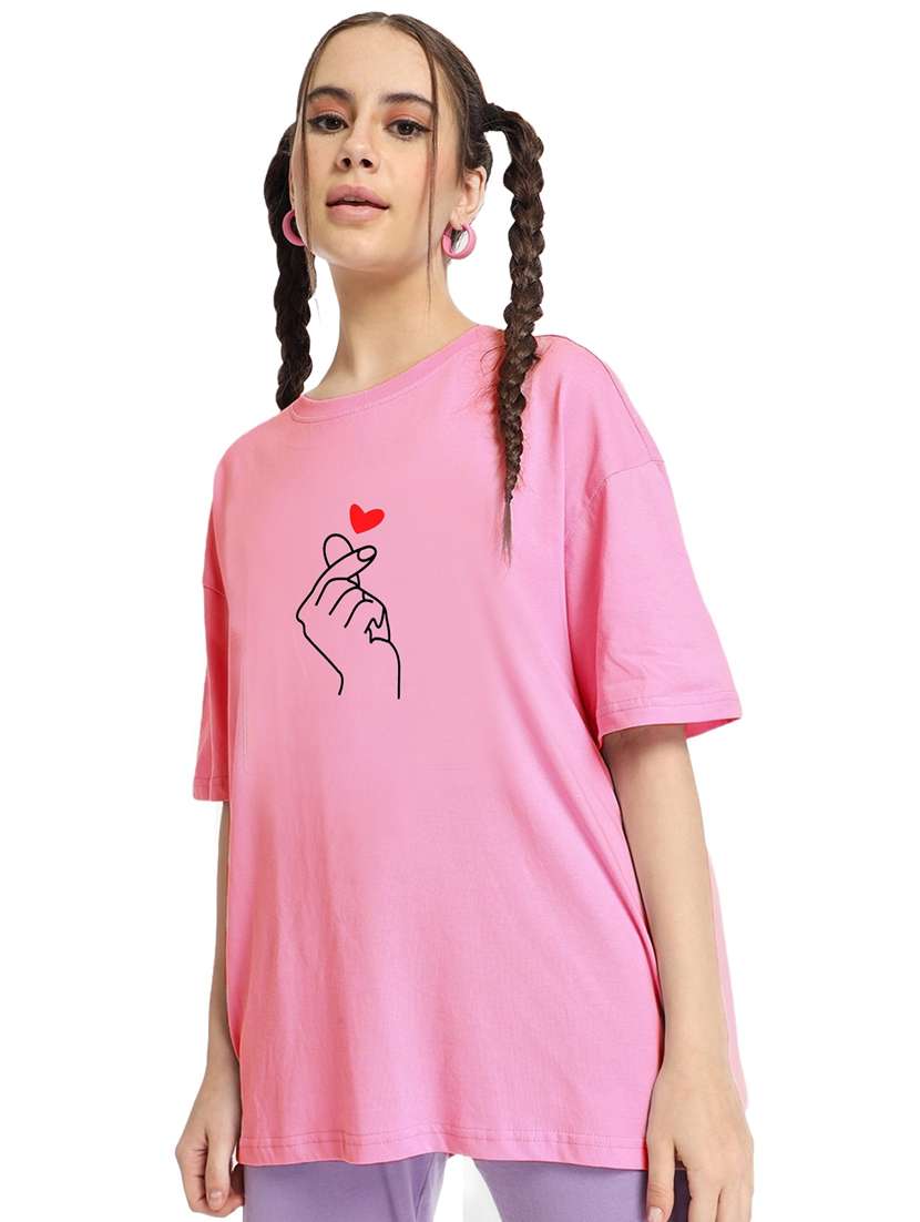 pink cotton regular tshirt - 19985129 -  Standard Image - 1