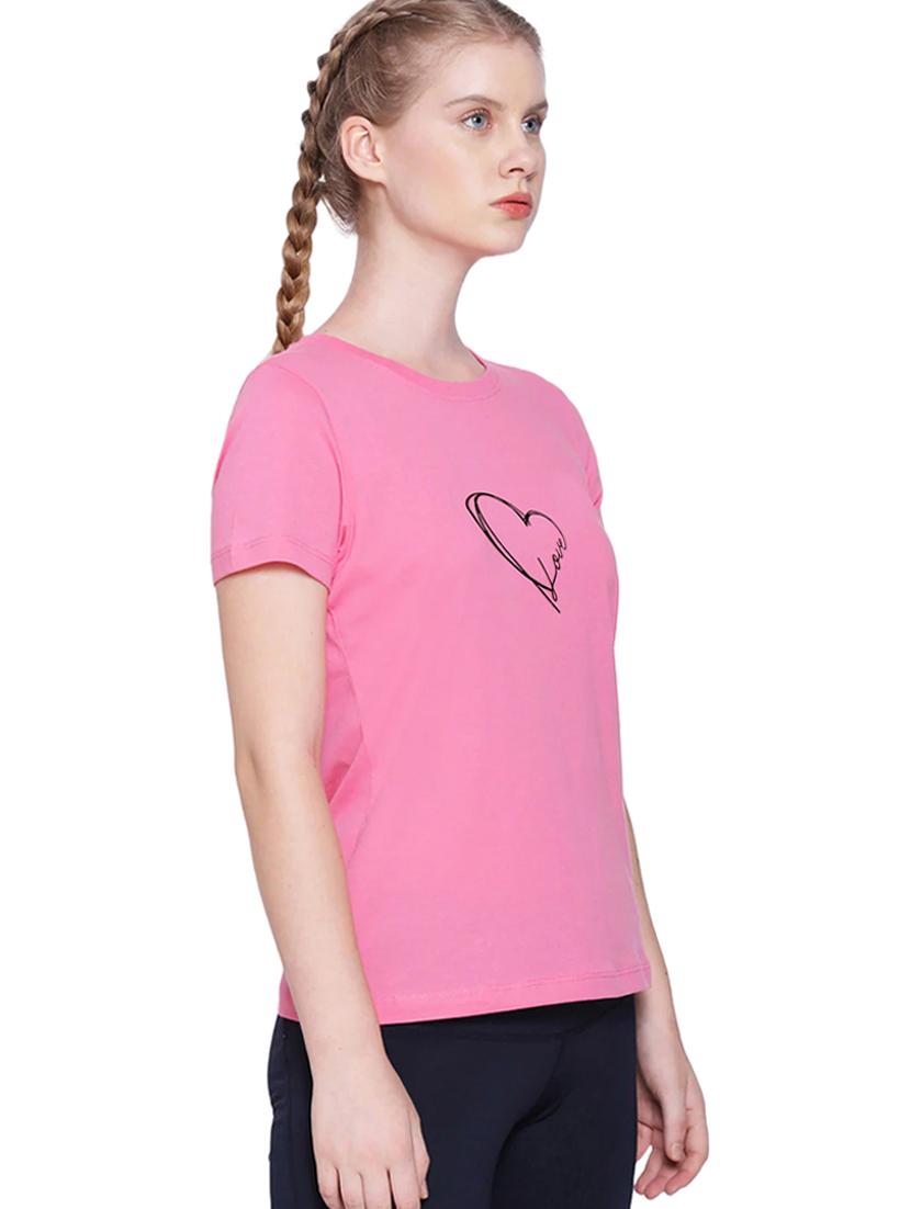 pink cotton regular tshirt - 19985146 -  Standard Image - 1