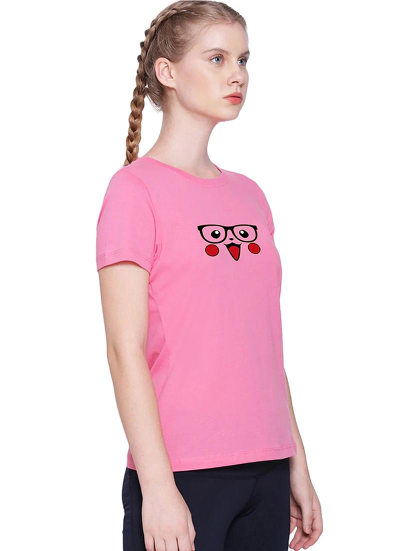 pink cotton regular tshirt - 19985147 -  Standard Image - 1