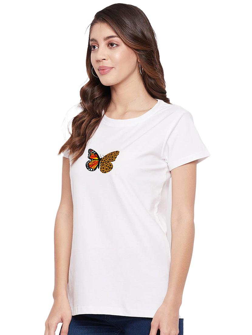 white cotton regular tshirt - 19985148 -  Standard Image - 1