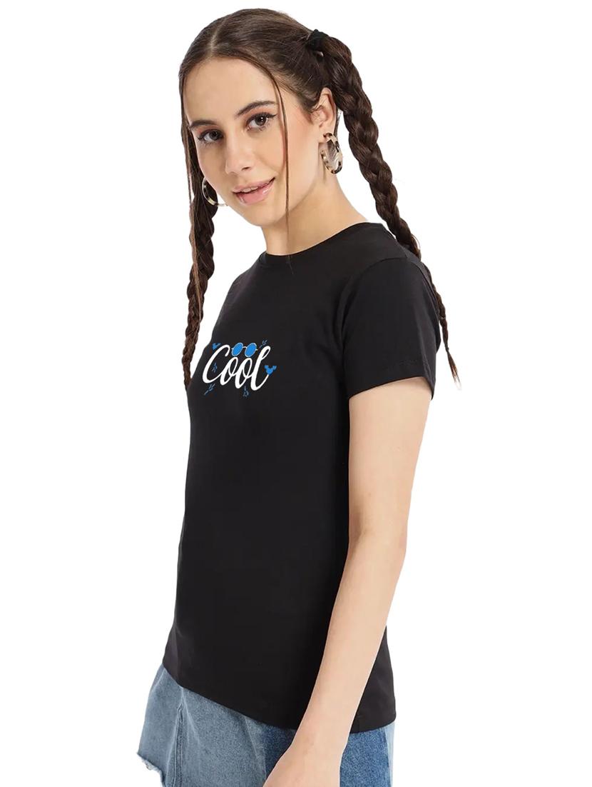 black cotton regular tshirt - 19985155 -  Standard Image - 1