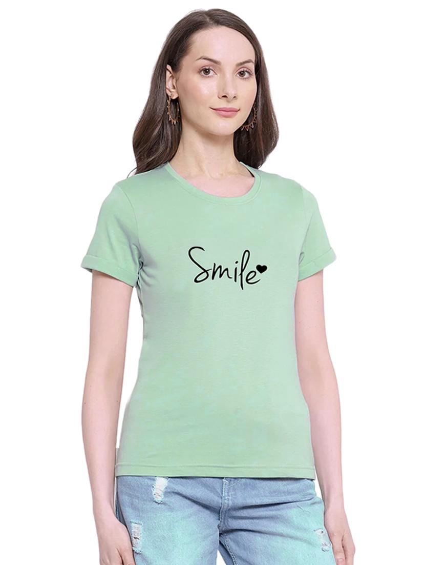 green cotton regular tshirt - 19985211 - Standard Image - 1