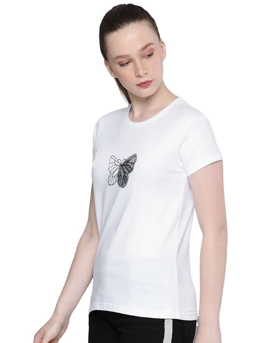 white cotton regular tshirt - 19985213 - Standard Image - 1