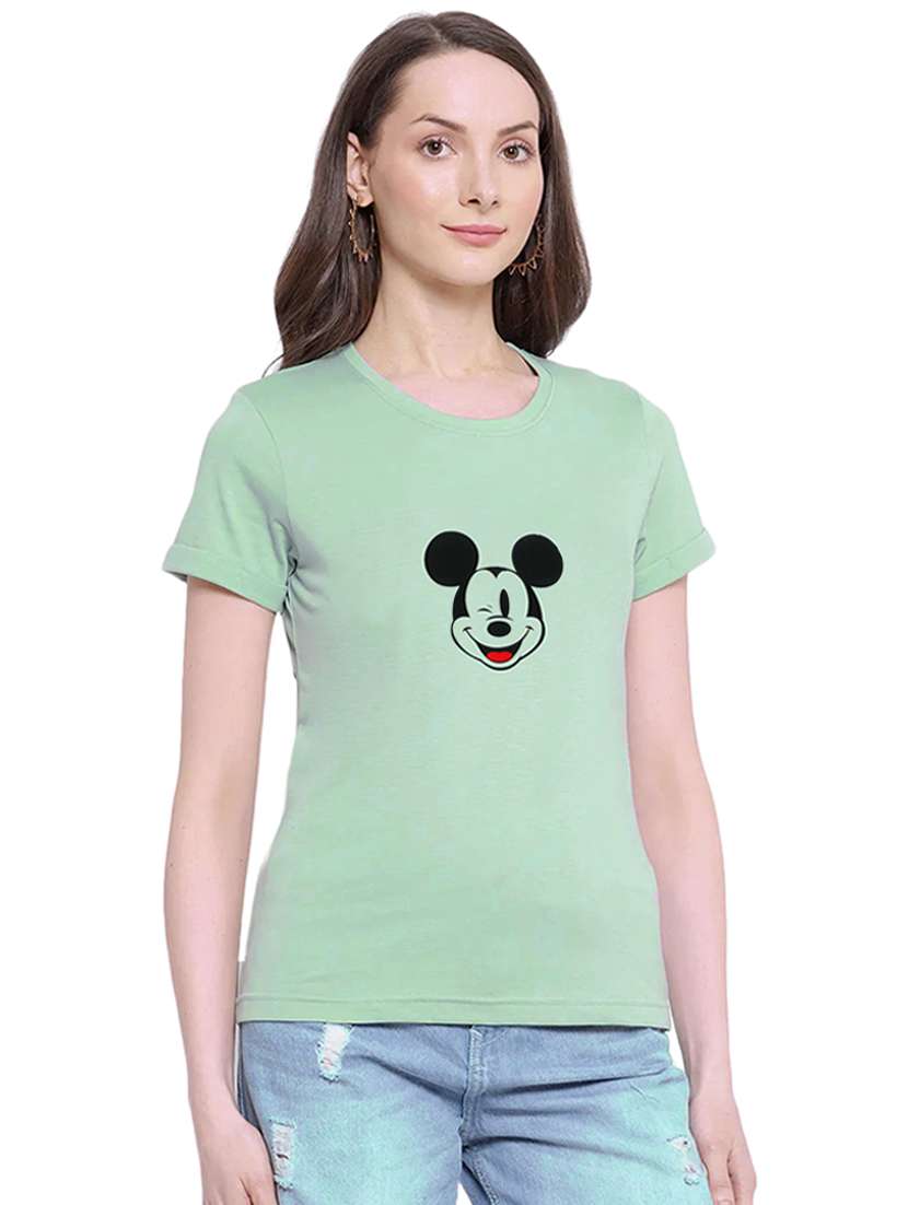 green cotton regular tshirt - 19985242 -  Standard Image - 1