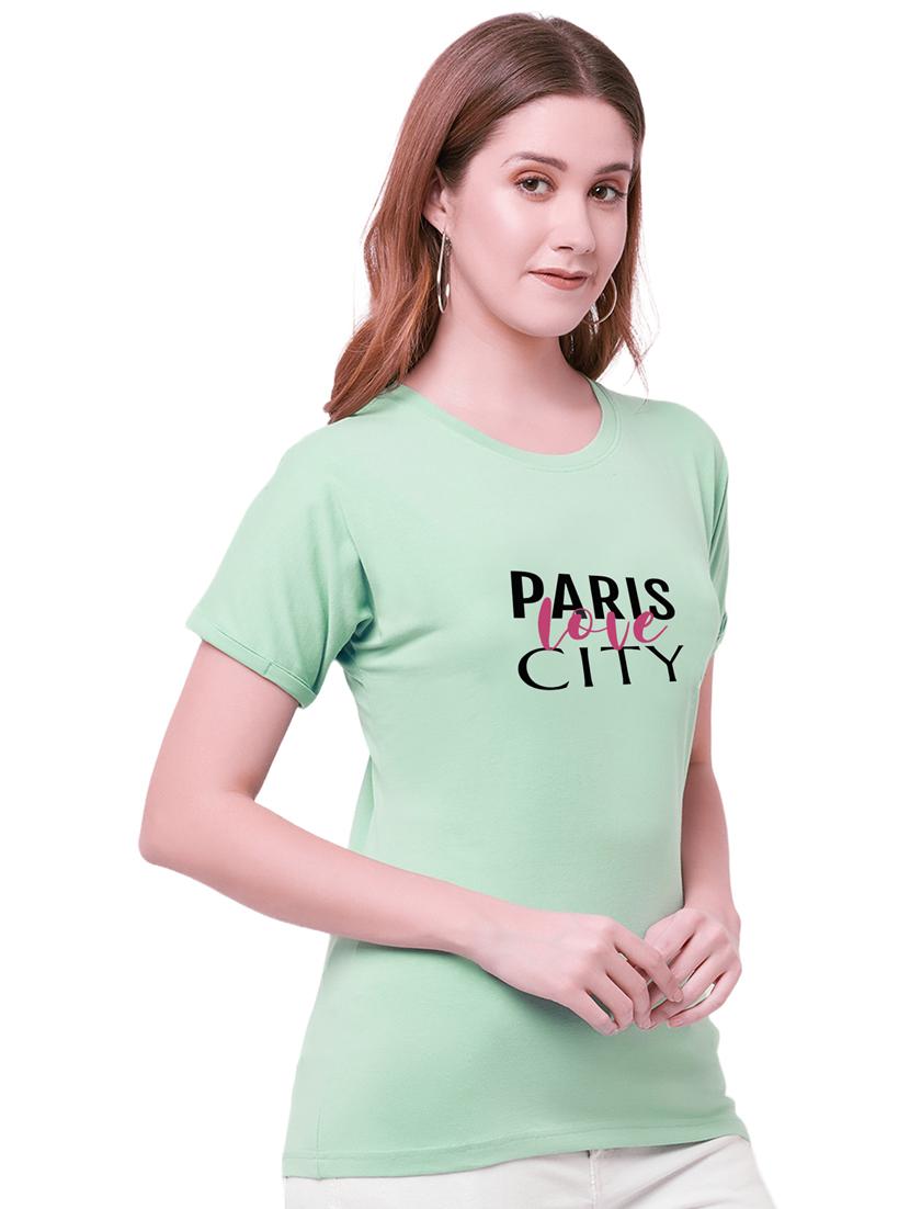 green cotton regular tshirt - 19985268 -  Standard Image - 1