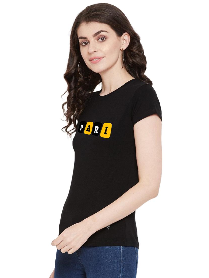 black cotton regular tshirt - 19985285 -  Standard Image - 1