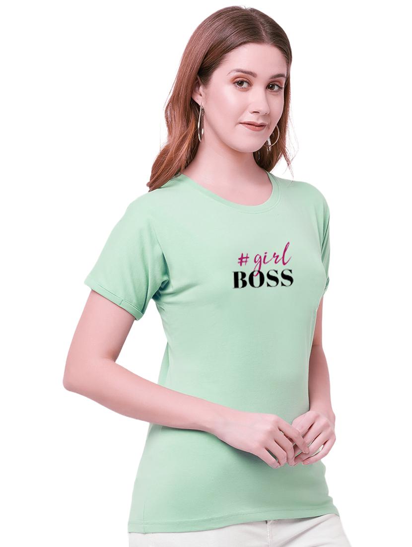 green cotton regular tshirt - 19985287 -  Standard Image - 1