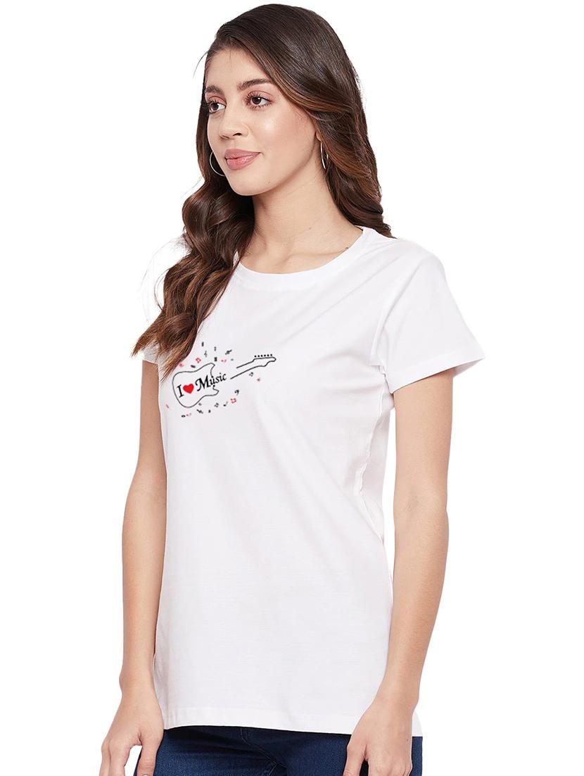 white cotton regular tshirt - 19985329 - Standard Image - 1