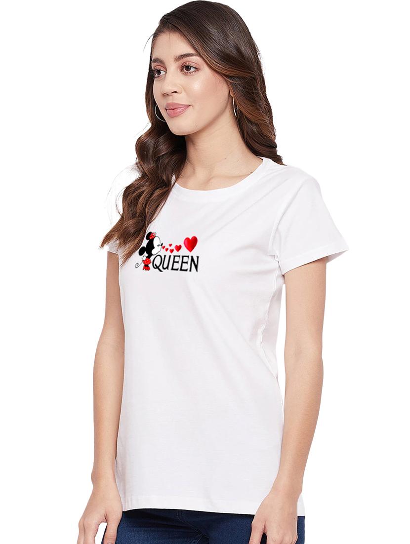 white cotton regular tshirt - 19985369 - Standard Image - 1