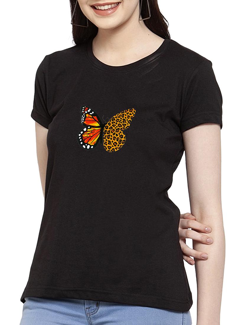 black cotton regular tshirt - 19985399 -  Standard Image - 1