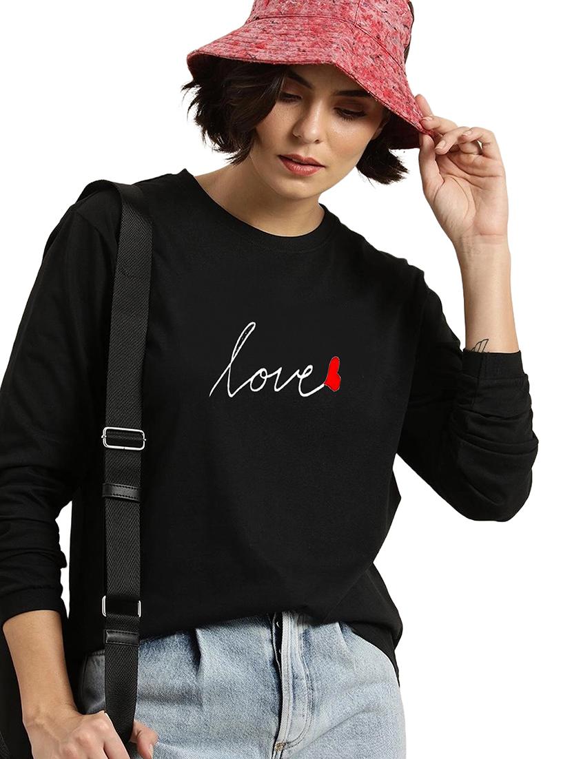 black cotton regular tshirt - 19985428 -  Standard Image - 1