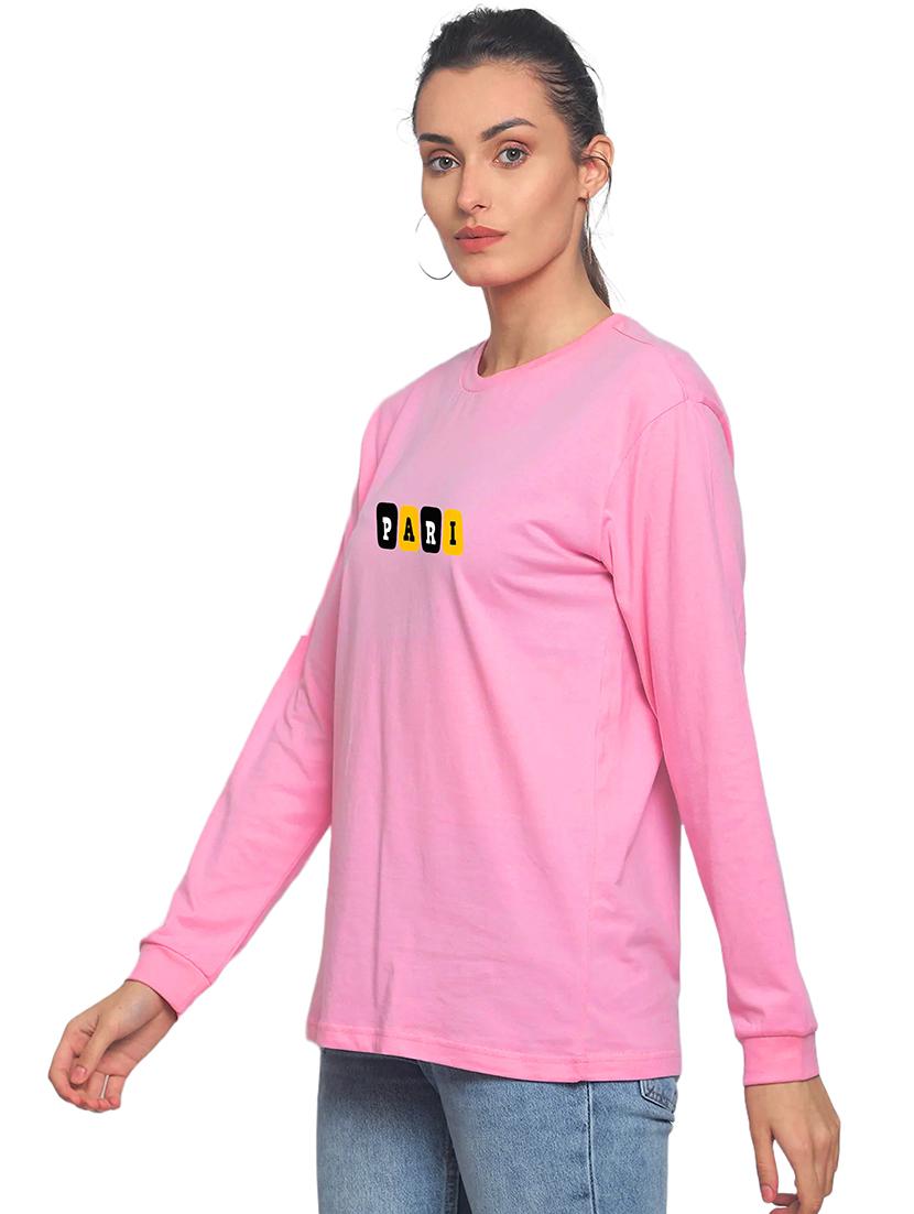 pink cotton regular tshirt - 19985448 - Standard Image - 1