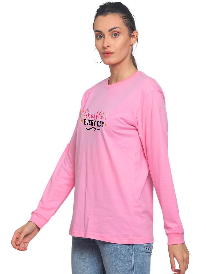 pink cotton regular tshirt - 19985460 -  Standard Image - 1