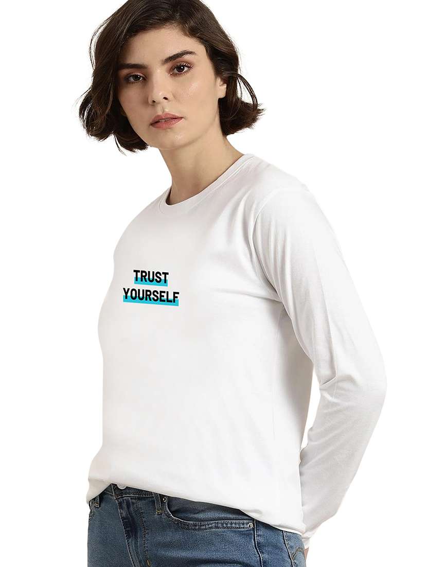 white cotton regular tshirt - 19985586 - Standard Image - 1