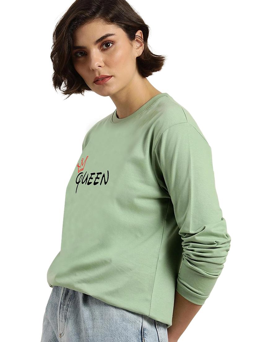 green cotton regular tshirt - 19985651 -  Standard Image - 1