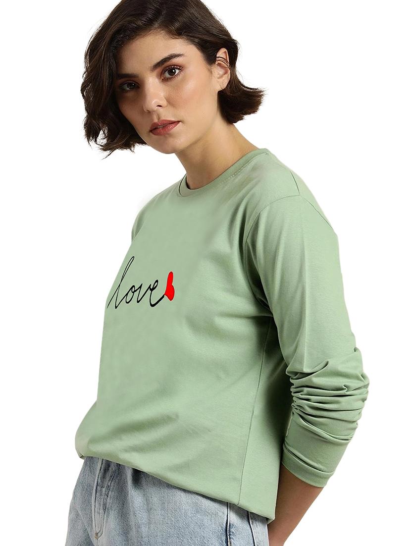 green cotton regular tshirt - 19985653 - Standard Image - 1