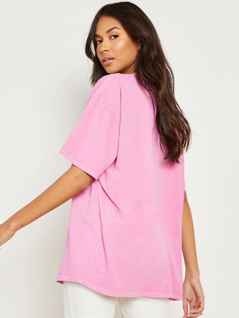 pink cotton regular tshirt - 19985668 - Standard Image - 1