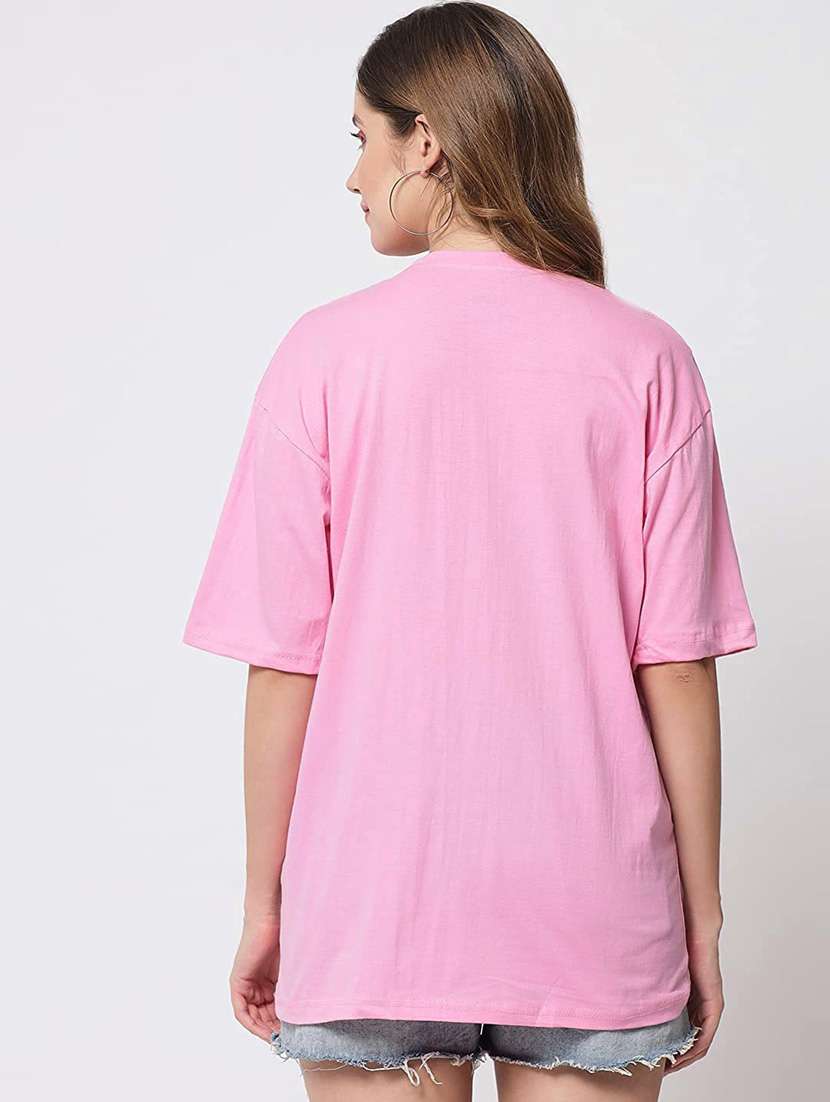 pink cotton regular tshirt - 19985701 -  Standard Image - 1
